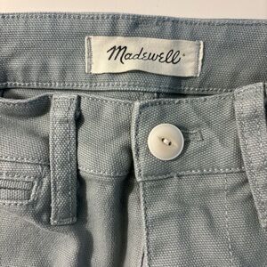 Madewell Emmett Wide-Leg Crop high waisted jeans. Size 23